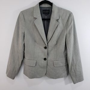 Banana Republic Gray Career Work Suit Blazer